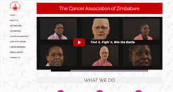 Desktop Screenshot of cancerzimbabwe.org